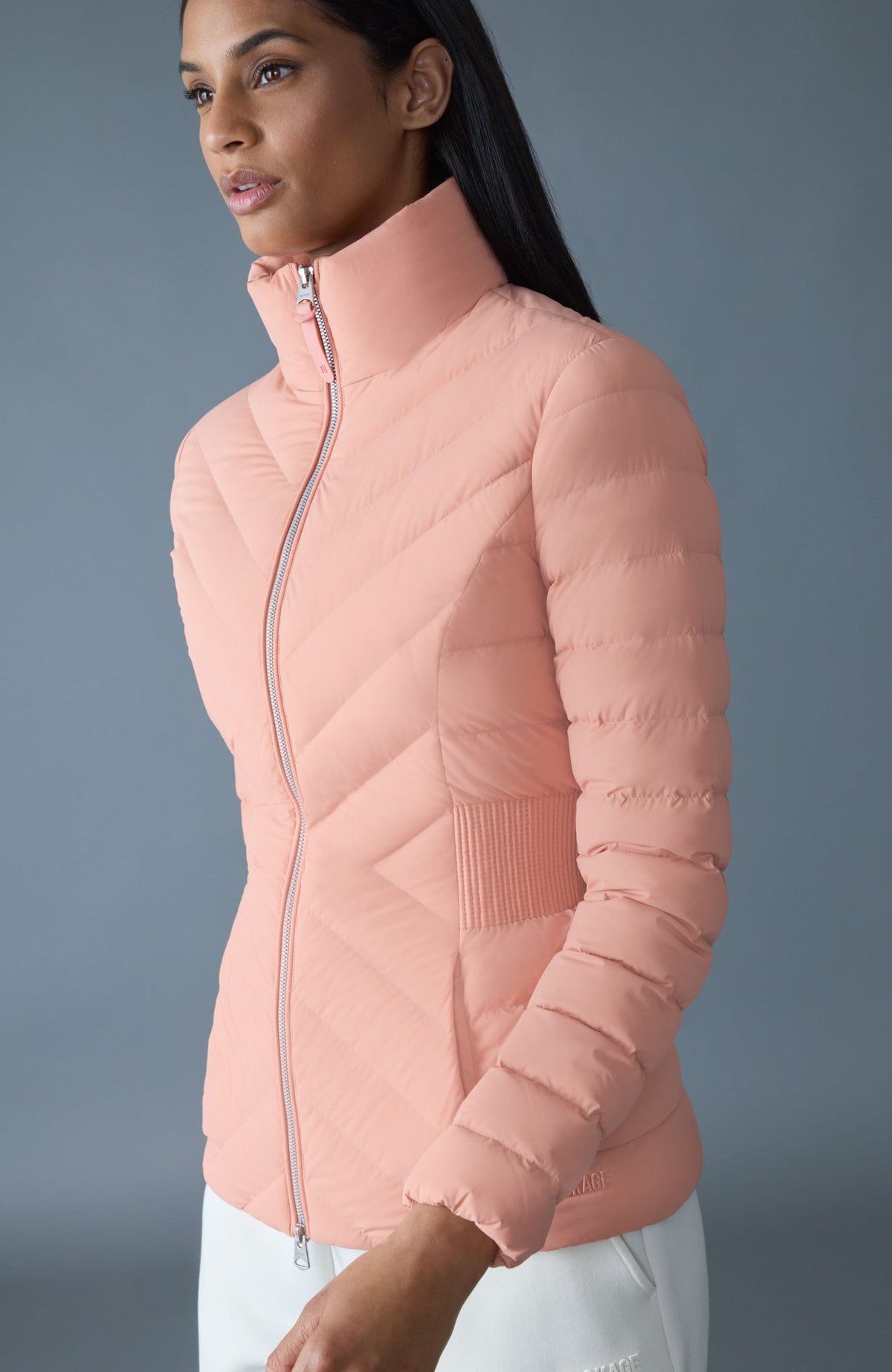 Muted Clay Ladies Light Down Jacket