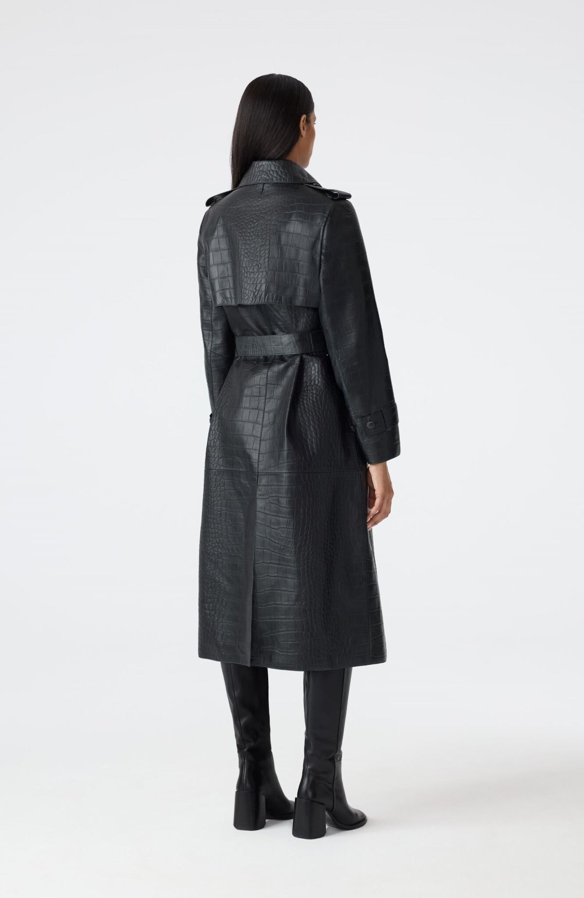 Black Ladies Leather coat