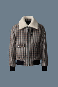 Earth Brown Multi Men's Wool Jacket