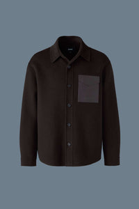 Coffee Men's Wool Jacket