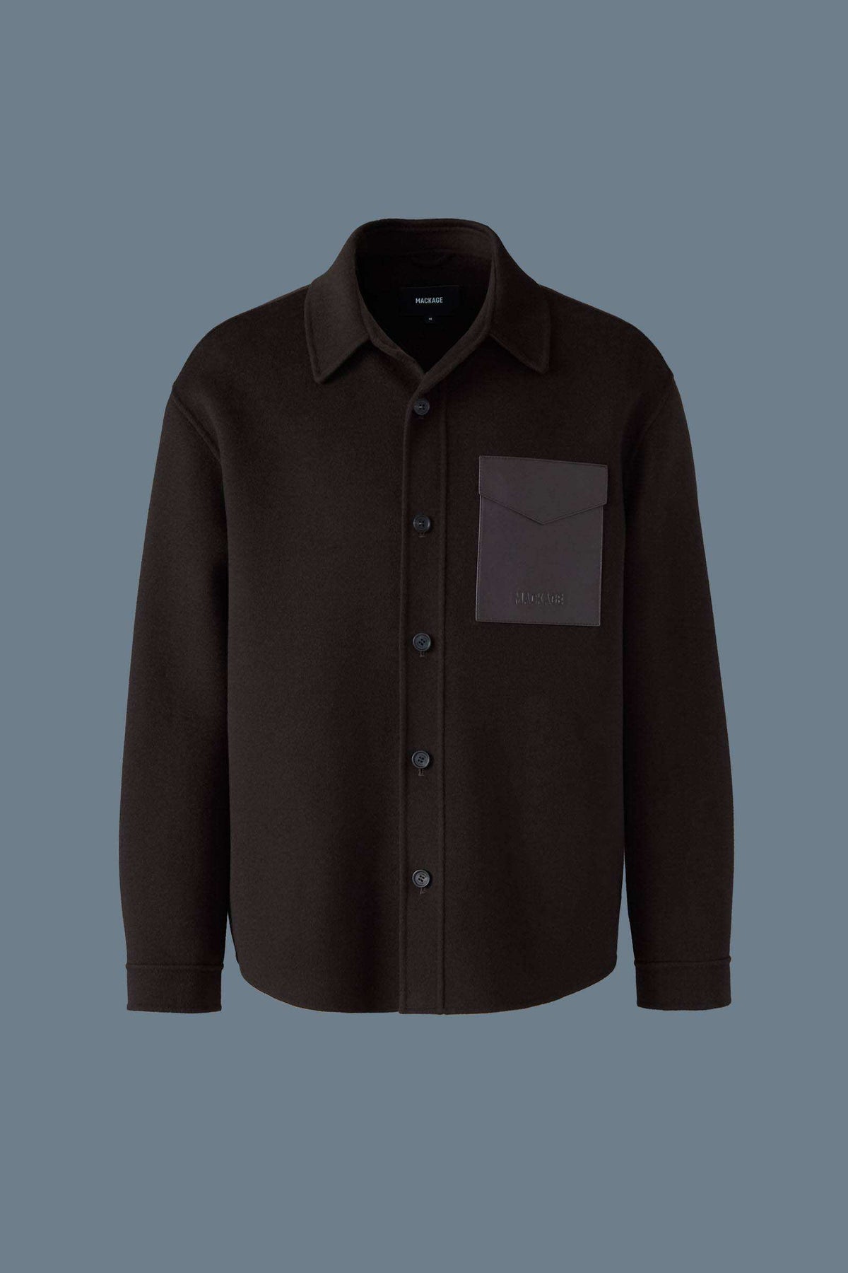 Coffee Men's Wool Jacket