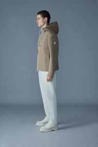 Light Camel-Cream Men's Rainwear/ Rainproof Jacket