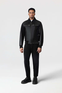 Black Men's Leather Jacket
