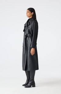 Black Ladies Leather coat