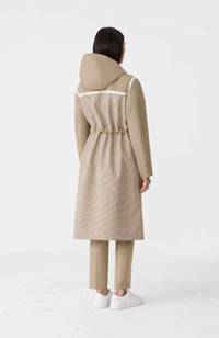 Light Camel-Cream Ladies Rainwear Coat