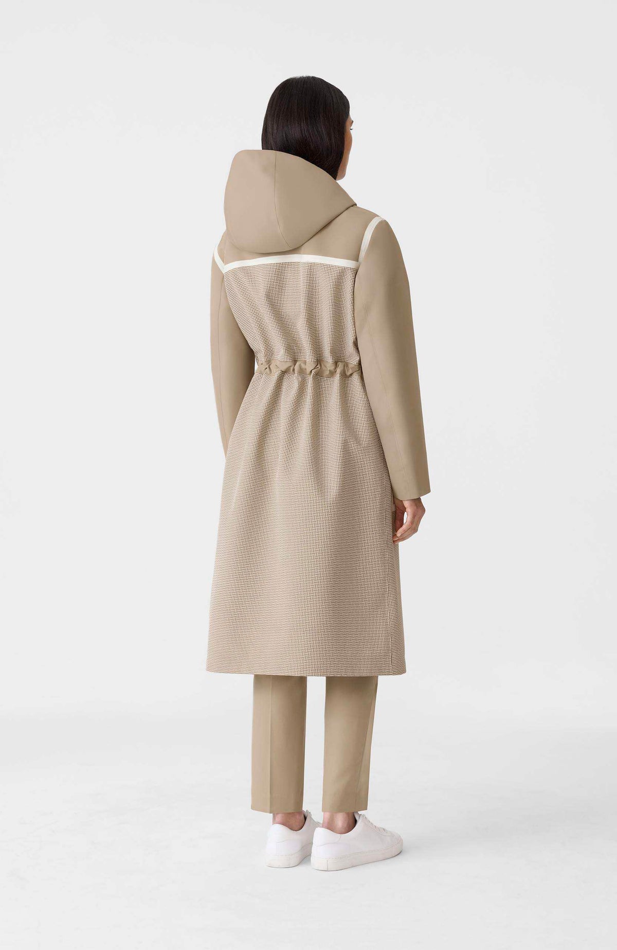 Light Camel-Cream Ladies Rainwear Coat