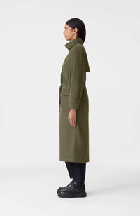 Light Military Ladies Rainwear Coat