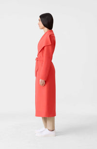 Papaya Ladies Belted Light Wool Coat
