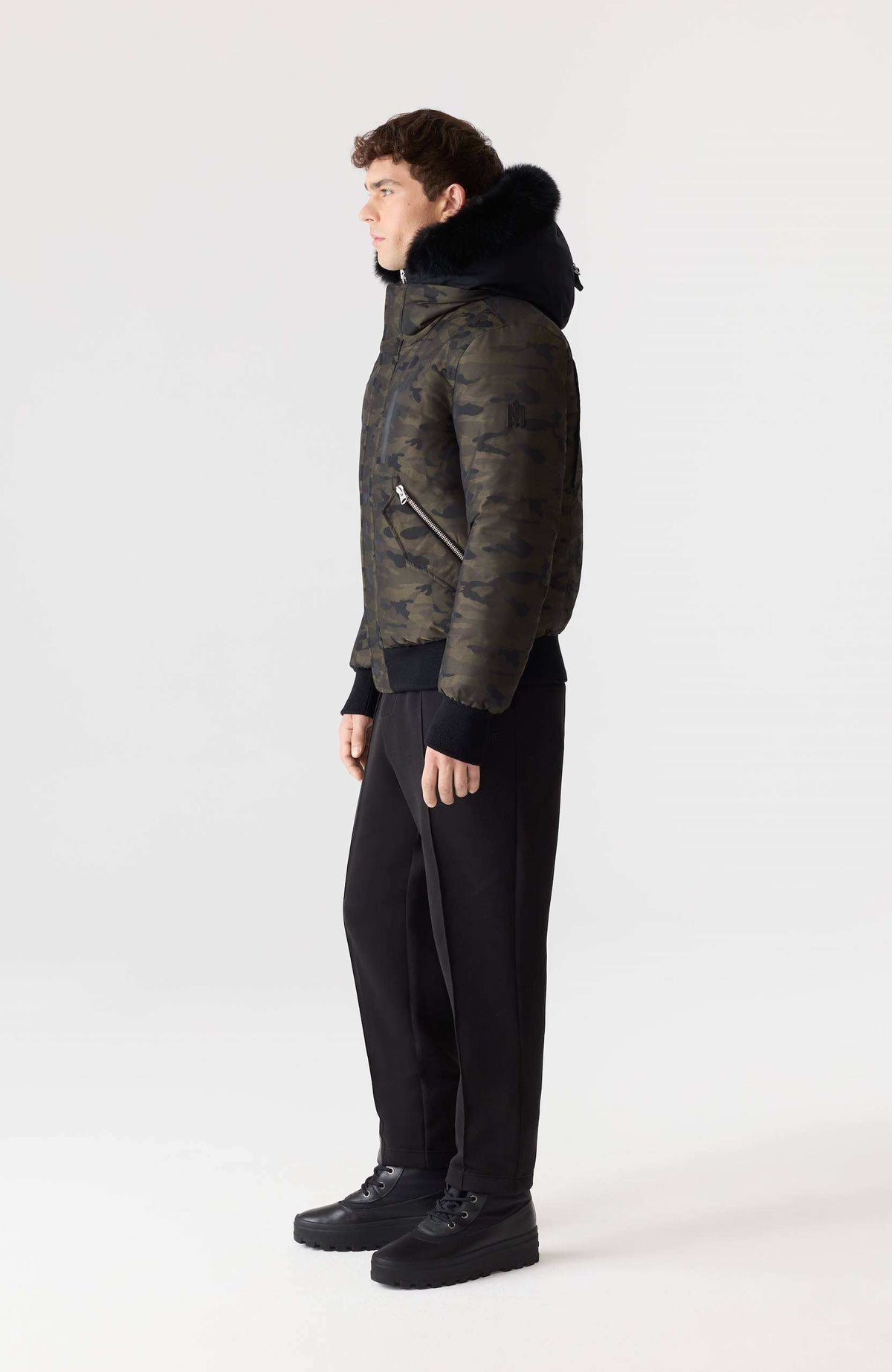 Army Men's Hooded Down Jacket