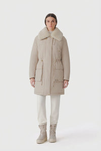 Light Camel Ladies Light Down Jacket