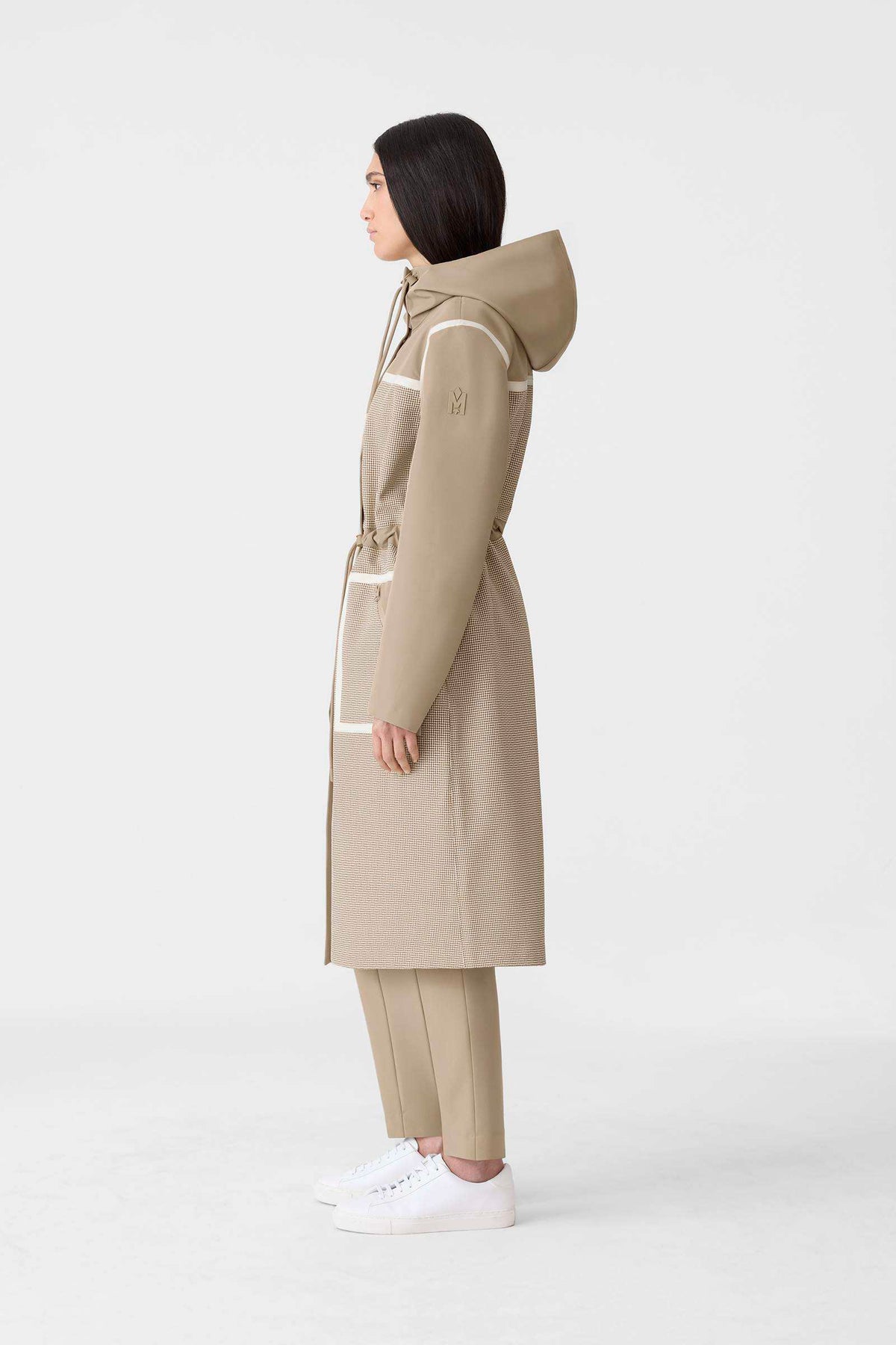 Light Camel-Cream Ladies Rainwear Coat