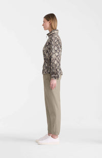 Taupe Snake Ladies Rainwear Jacket