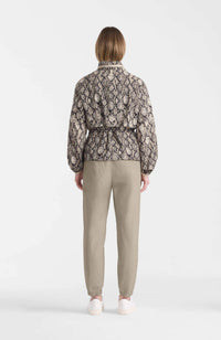 Taupe Snake Ladies Rainwear Jacket