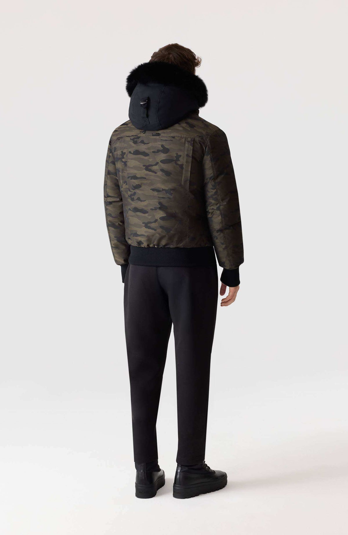 Army Men's Hooded Down Jacket