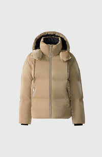 Light Camel Men's Hooded Down Jacket