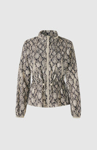 Taupe Snake Ladies Rainwear Jacket