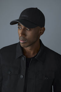 Black Men's Mixed Media Jacket
