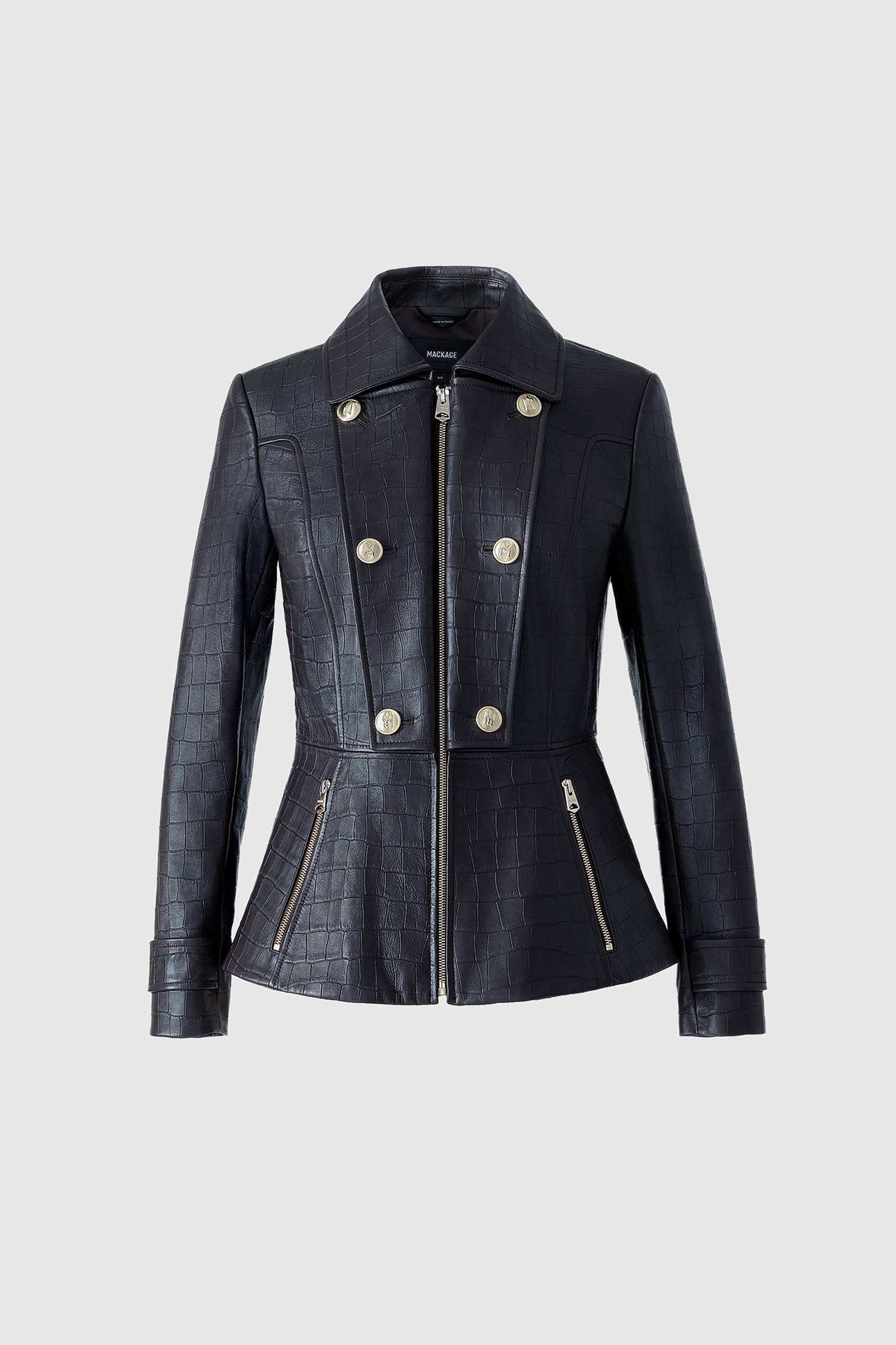 Coffee Ladies Leather coat