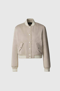 Taupe Ladies Bomber Jacket