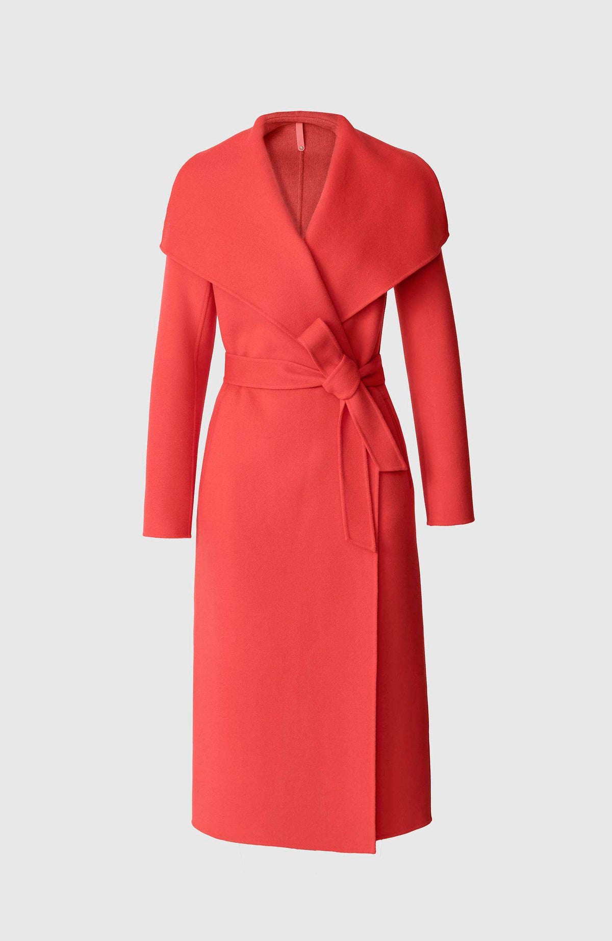 Papaya Ladies Belted Light Wool Coat