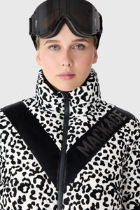 Black-White Ladies One Piece Ski Suit