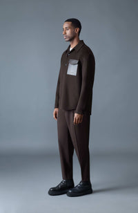 Coffee Men's Wool Jacket