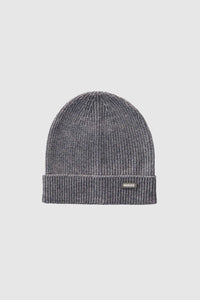Carbon Mix Cuffed Hat with Logo