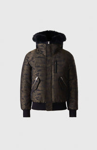 Army Men's Hooded Down Jacket