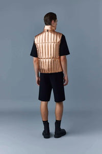Rose Gold Men's light Down Vest
