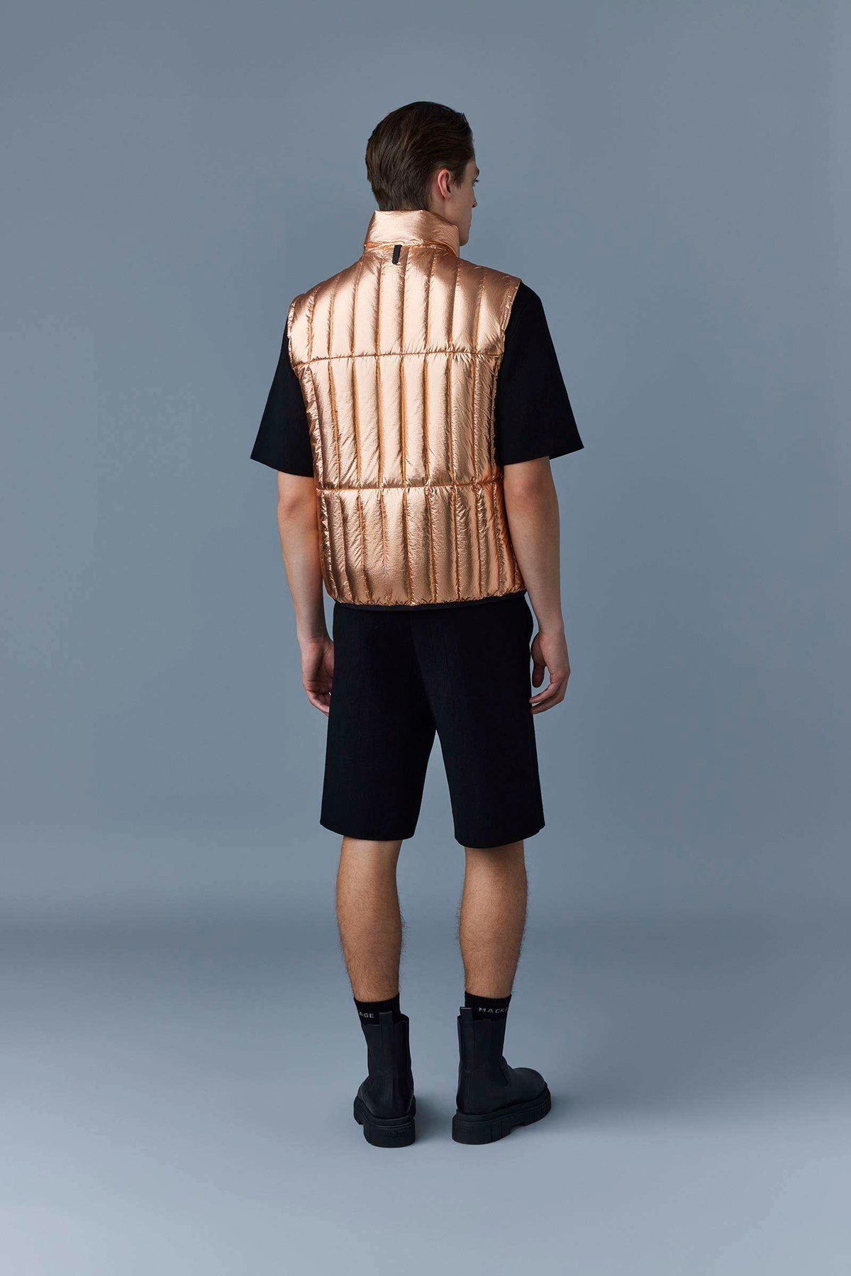 Rose Gold Men's light Down Vest