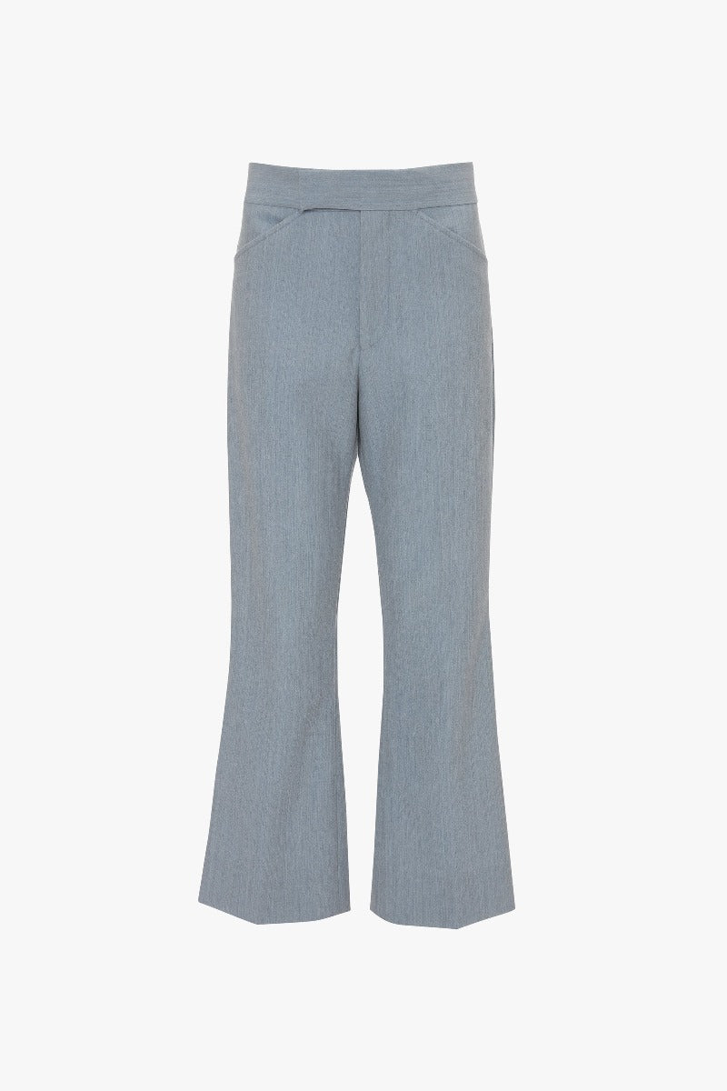 70S Cropped Flare - Marina