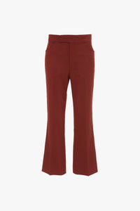 70S Cropped Flare - Russet