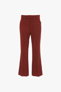 70S Cropped Flare - Russet