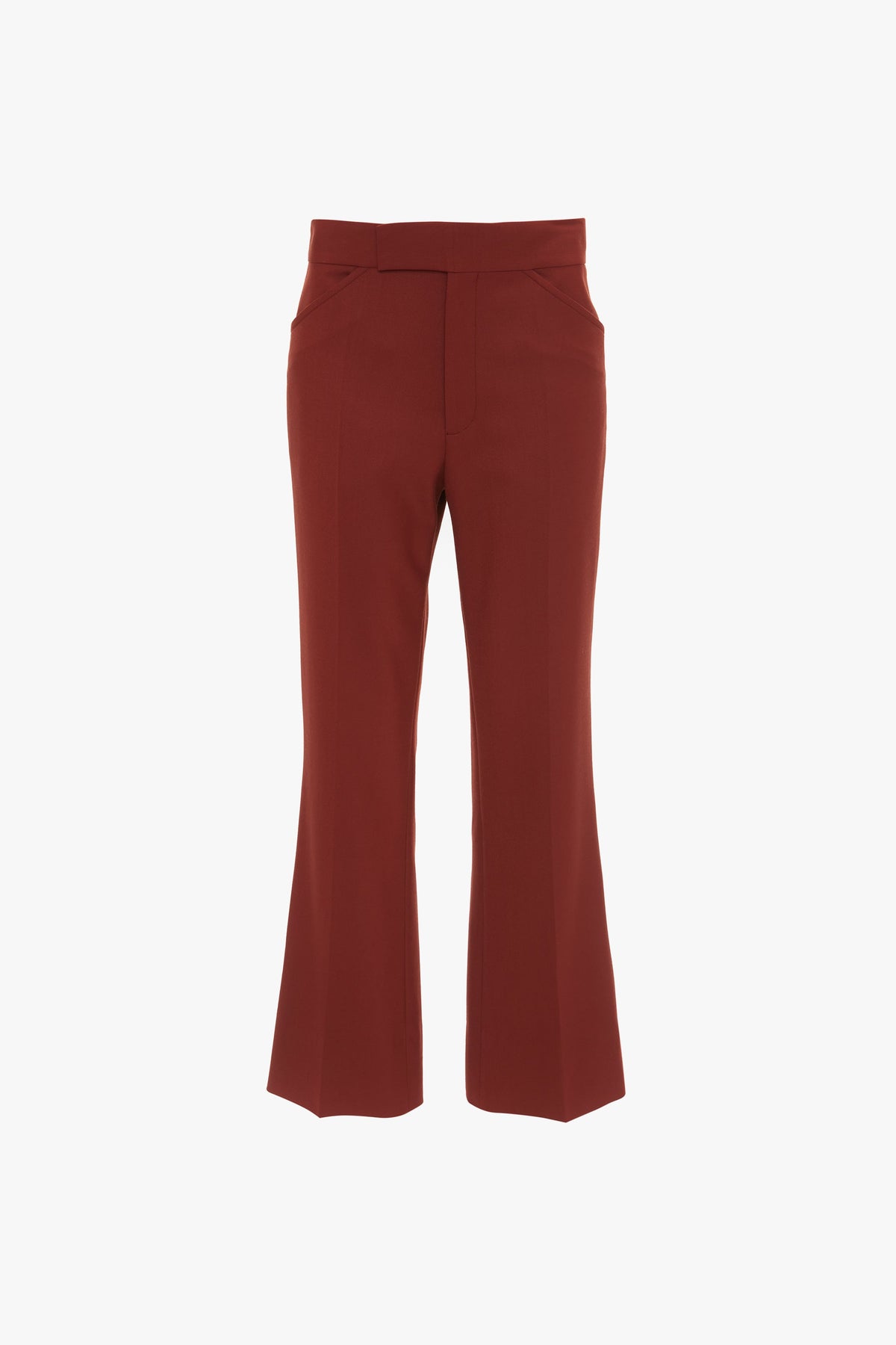 70S Cropped Flare - Russet