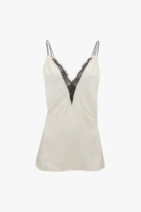 Lace Detail Cami Top - Ivory