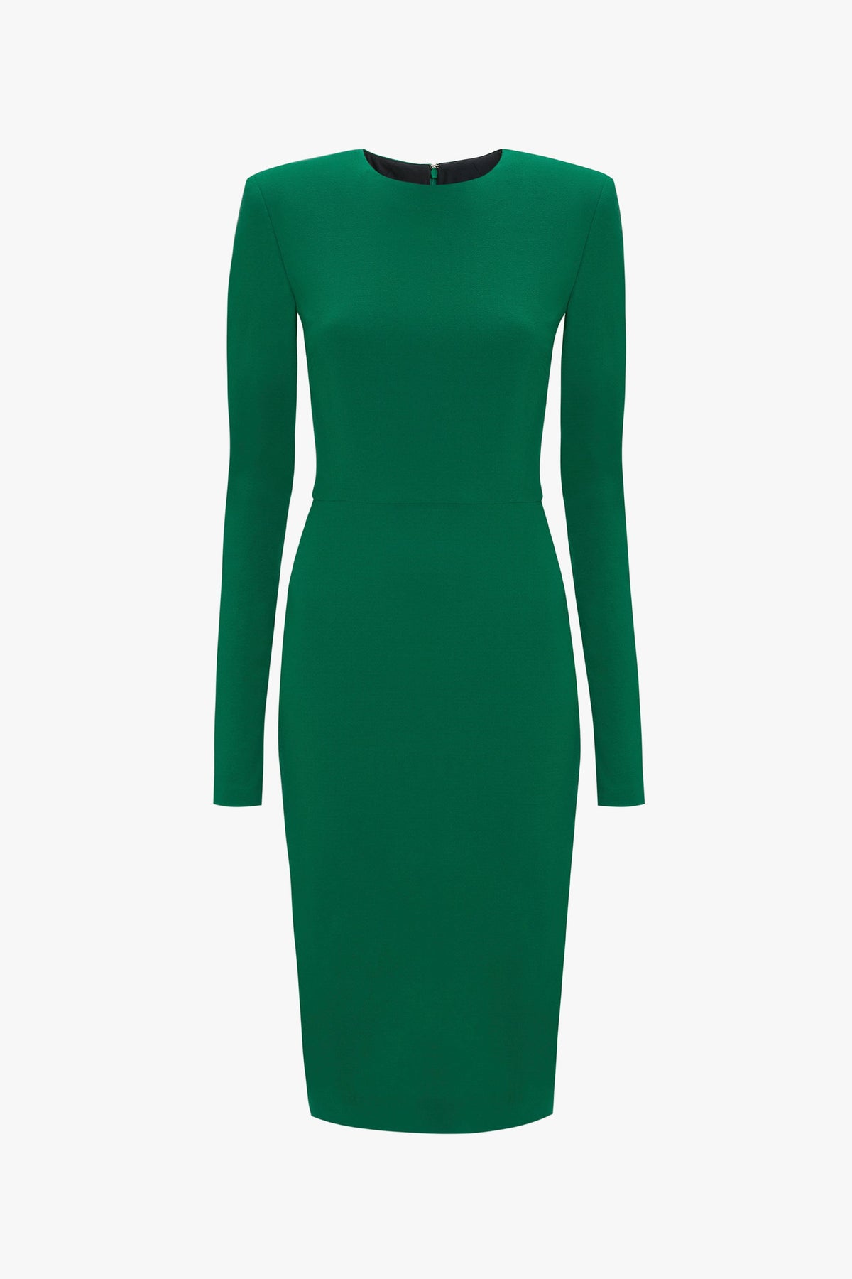 Long Sleeve Claude Midi Dress - Viridian