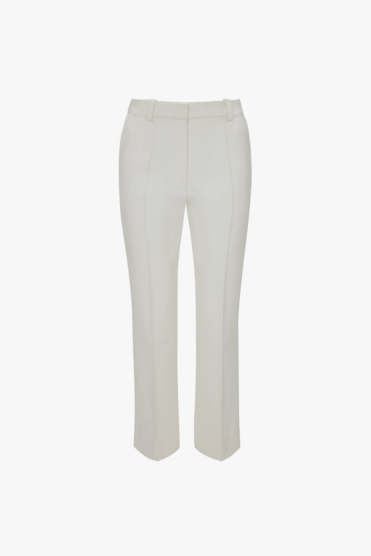 Cropped Kick Trouser - Ivory