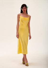 Robe longue Elle - Jaune