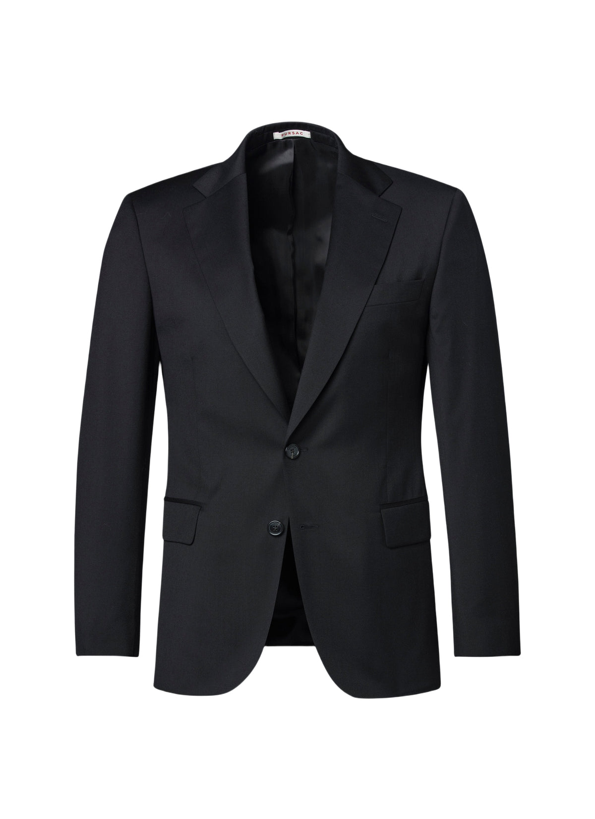 Blazer large en serge de laine - Noir
