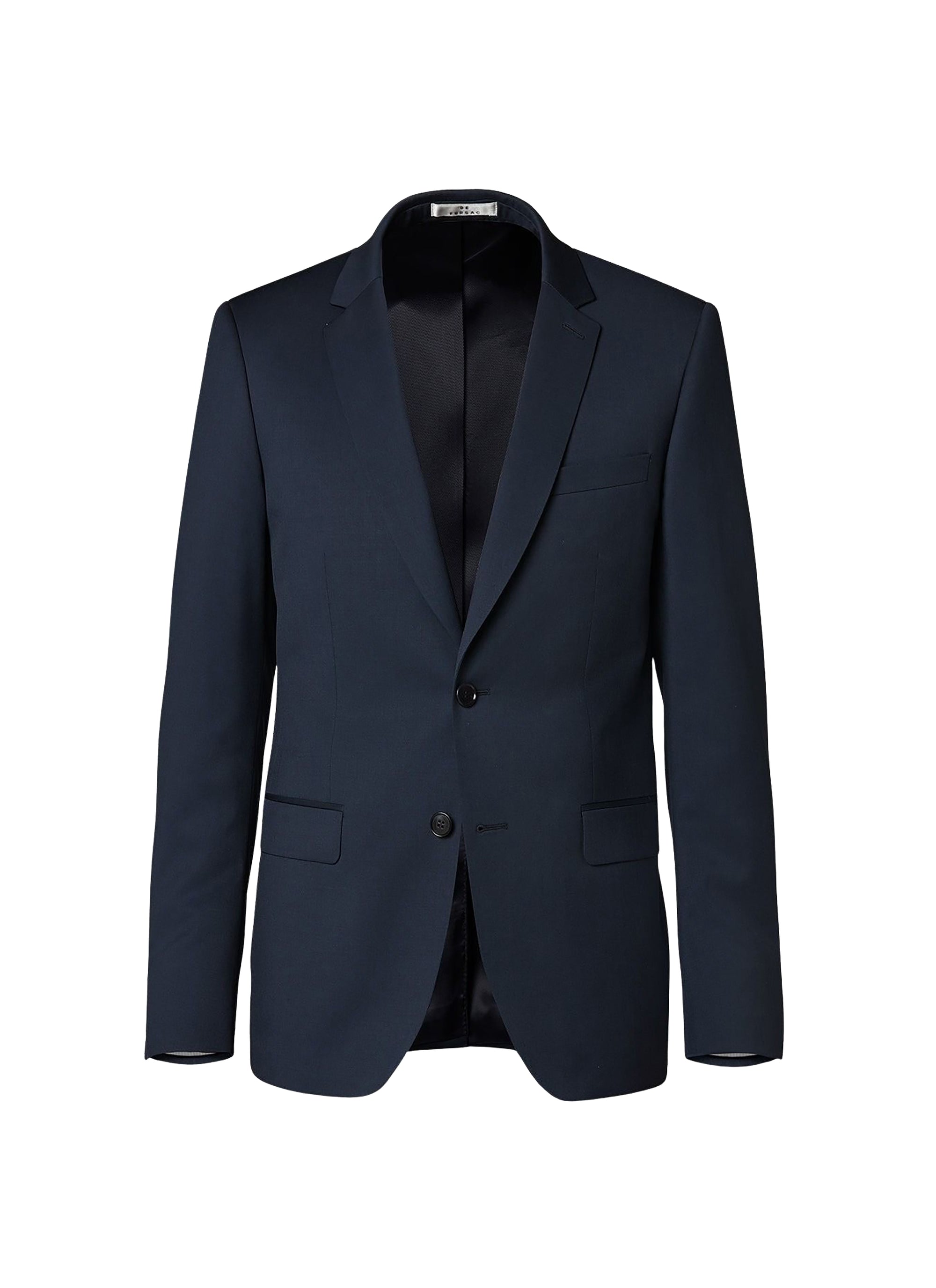 Veste de costume en laine - Bleu Marine