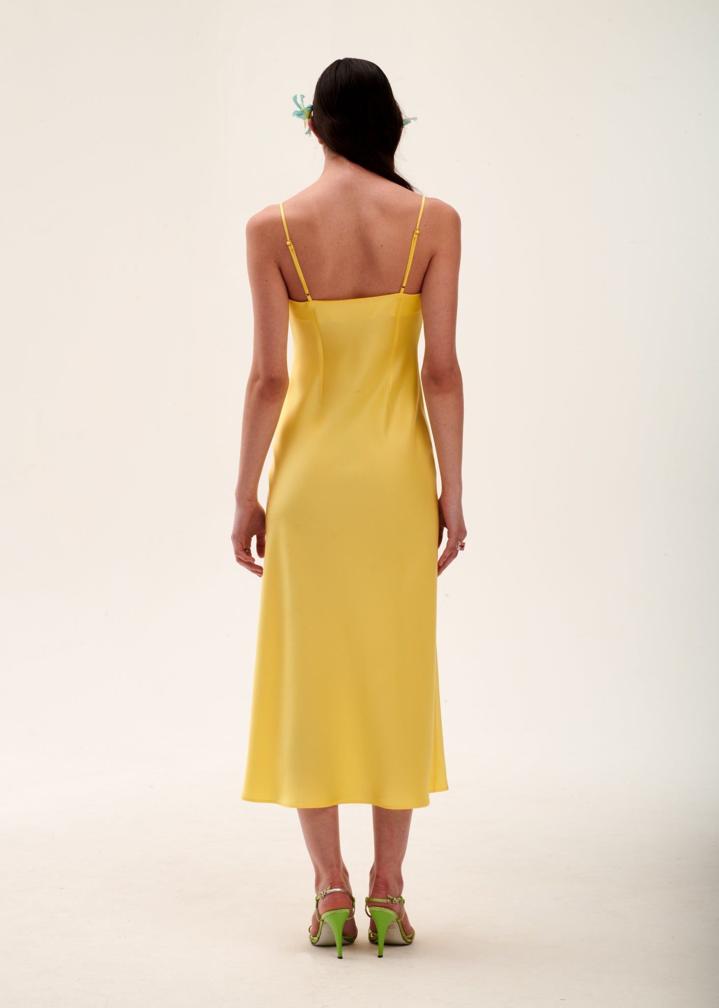 Robe longue Elle - Jaune