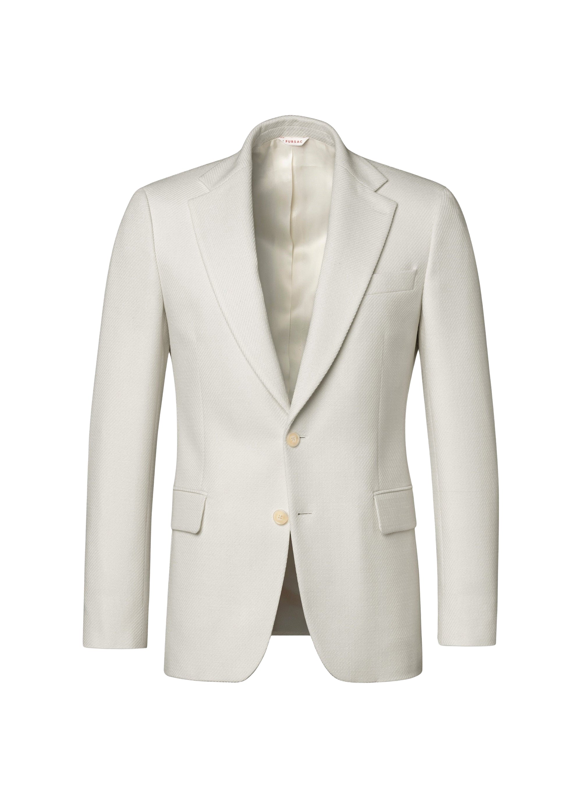 Veste en natté de laine - Écru