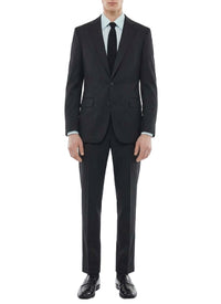 Veste de costume en serge de laine - Noir