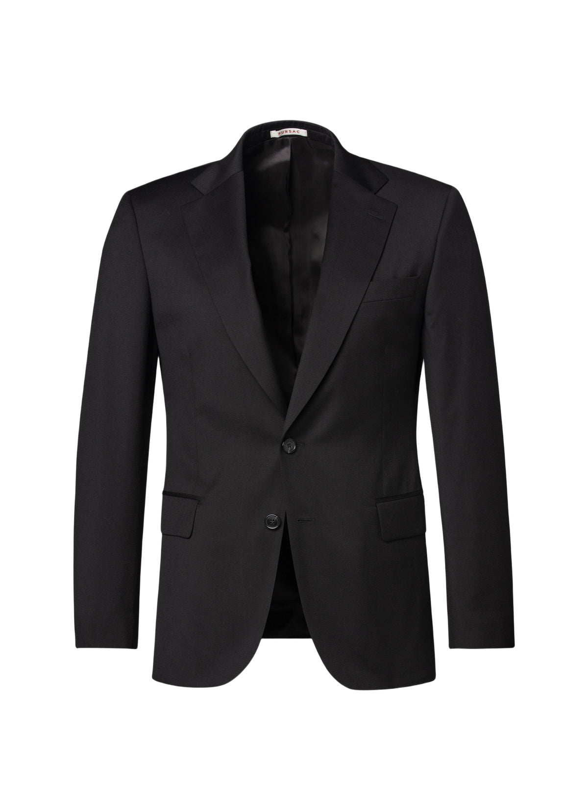 Veste de costume en serge de laine - Noir