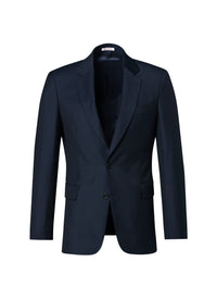 Veste de costume en serge de laine - Bleu Marine