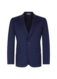 Veste de costume en serge de laine - Carbone