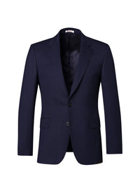 Buttoned wool suit jacket - Carbon