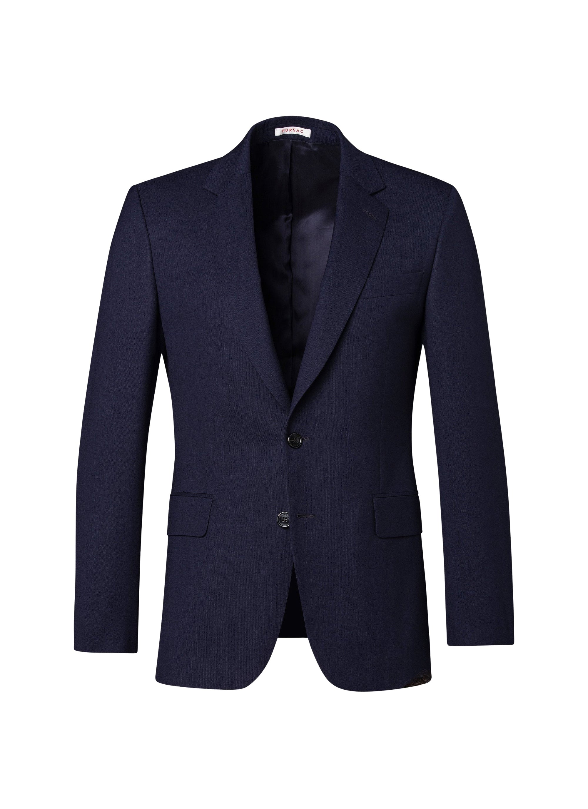 Buttoned wool suit jacket - Carbon