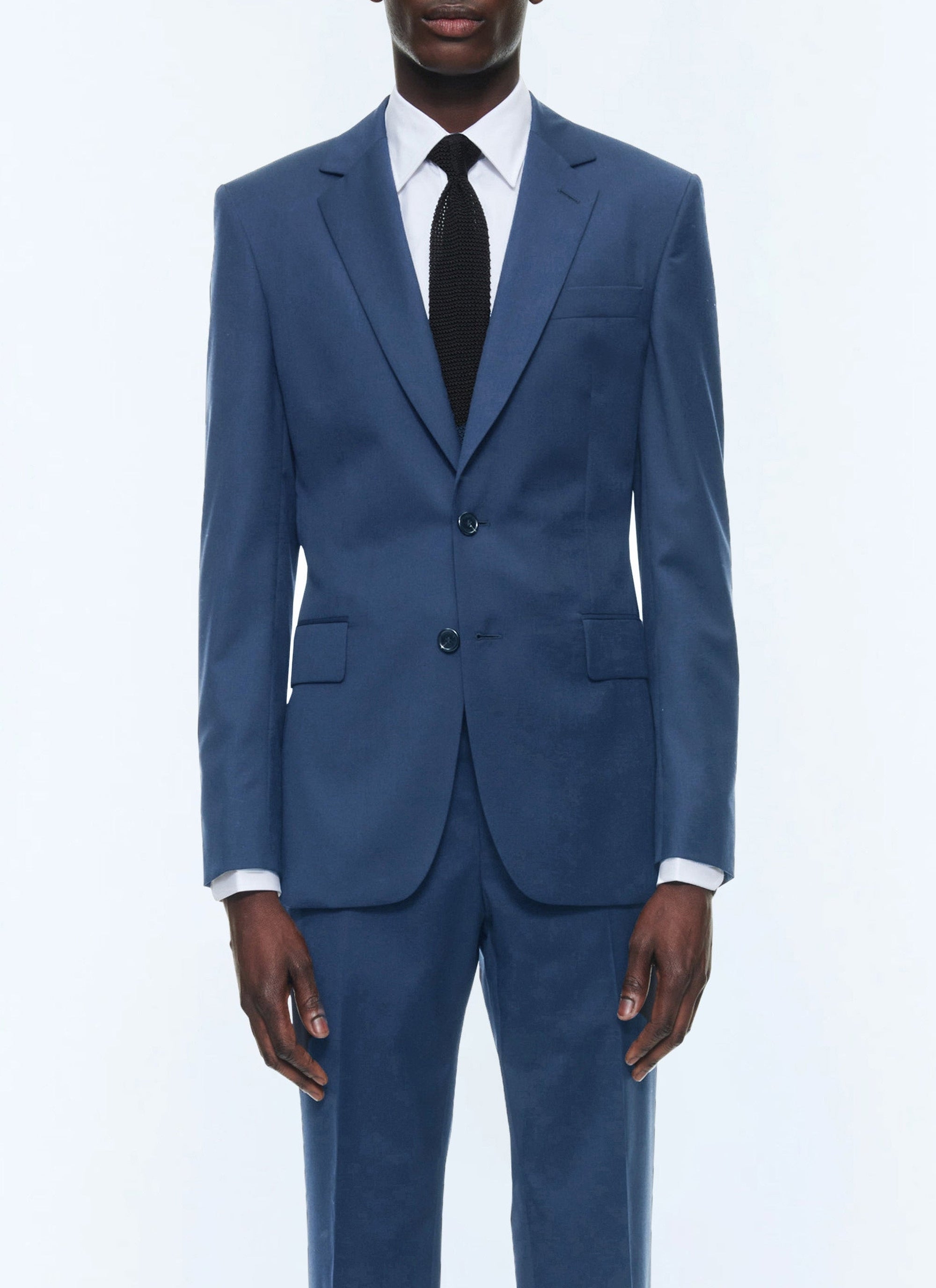 Veste de costume en laine - Bleu clair