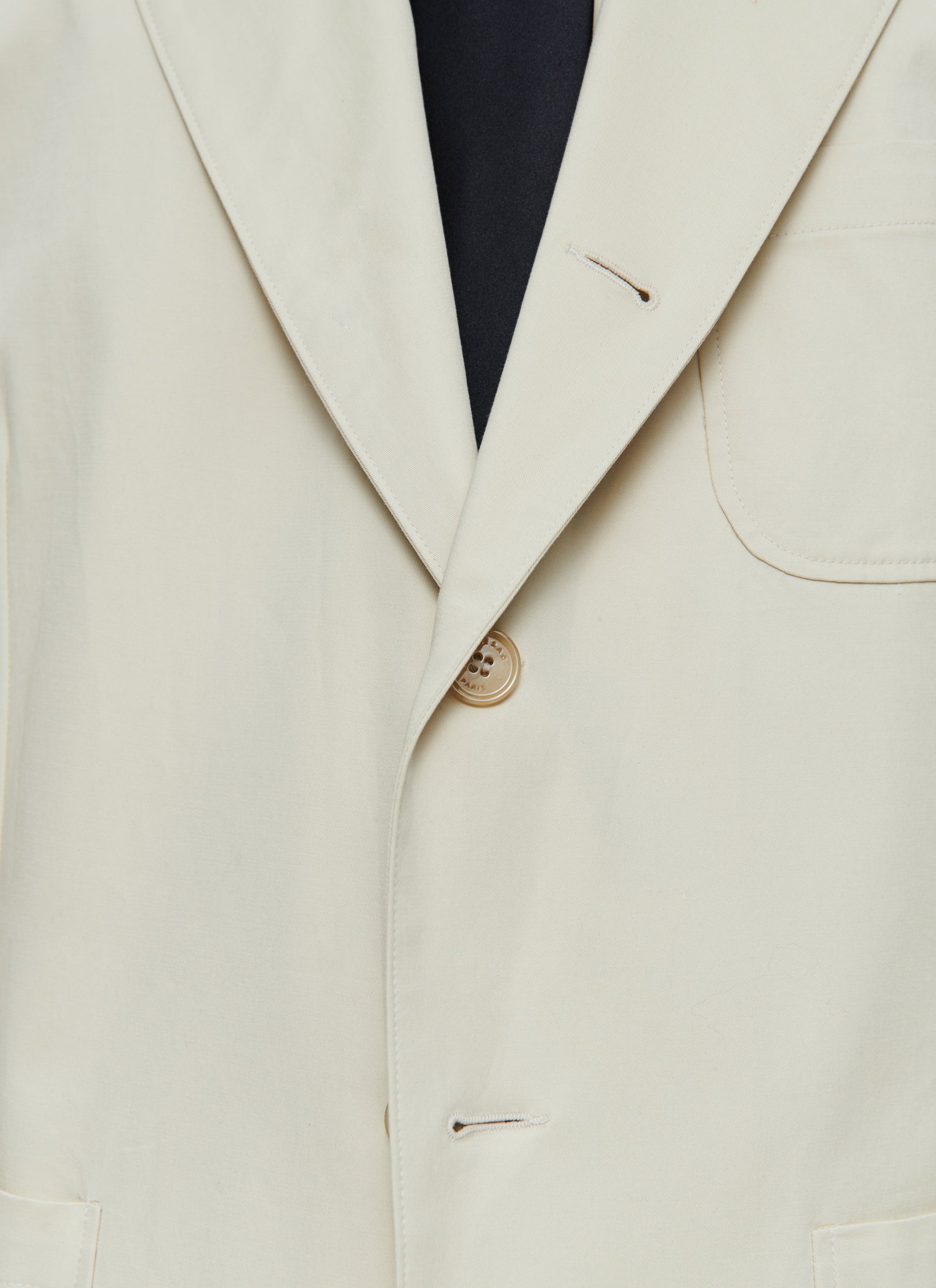 Jacket in cotton gabardine - Natural